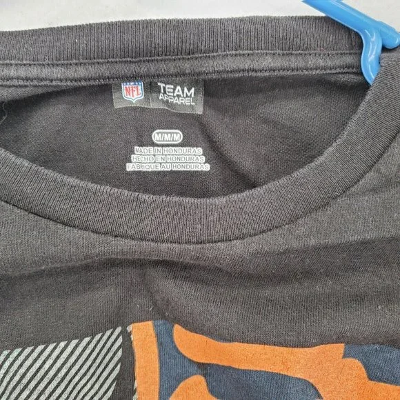 Chicago Bears Shirt Women's Long Sleeve NFL Team Apparel Black Medium - Picture 8 of 12